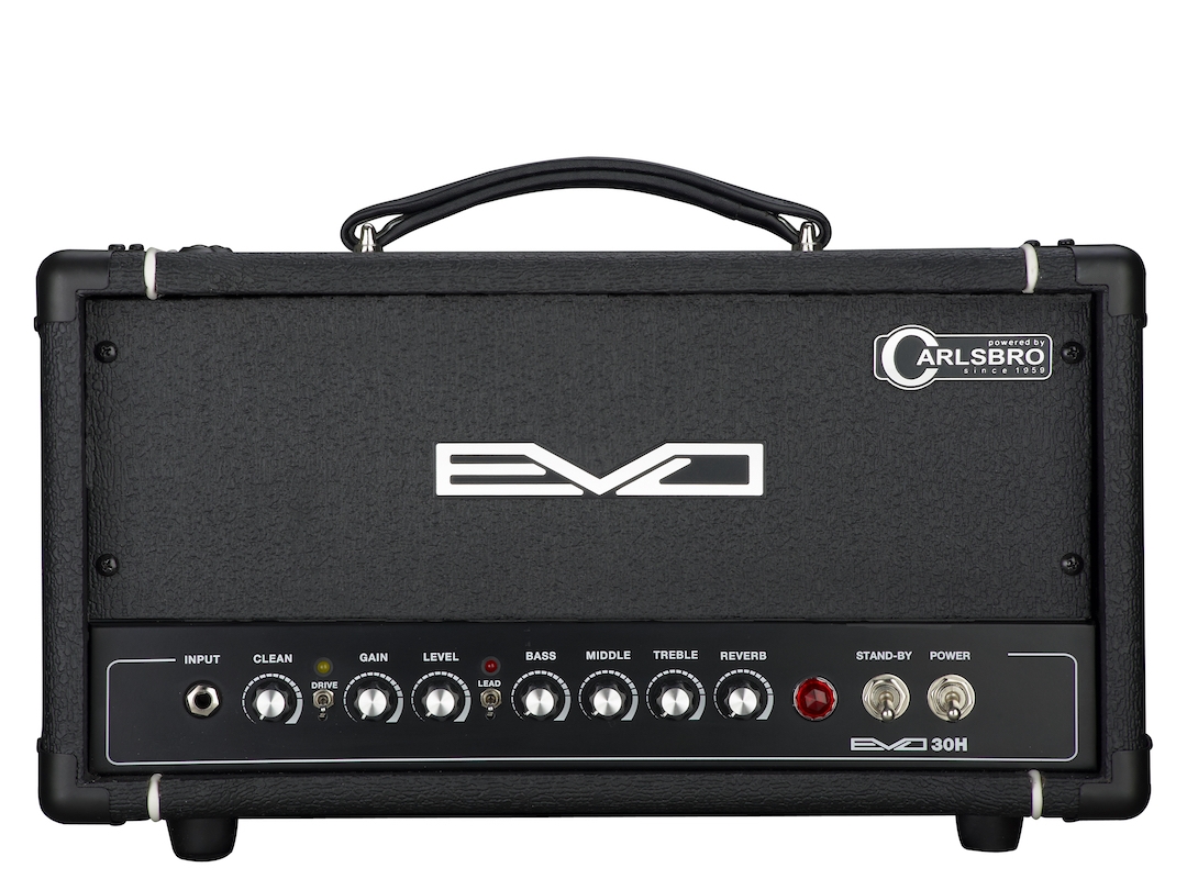 Carlsbro EVO 30 guitar amplifier head front